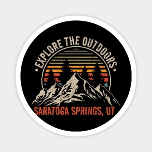 explore the outdoors saratoga springs Magnet